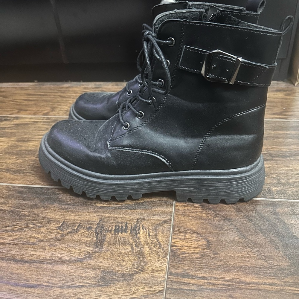 Black Combat & Moto Boots
